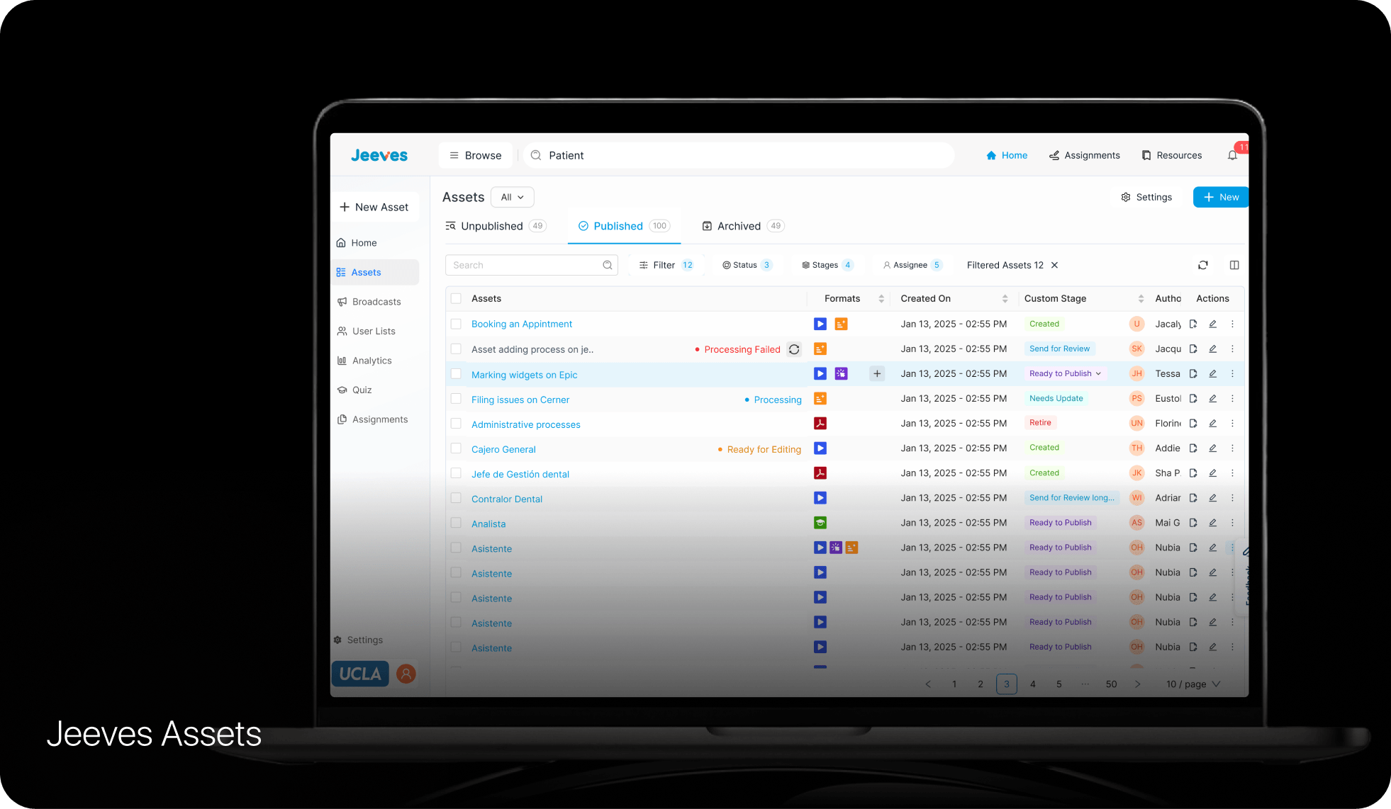 UX & UI work sample