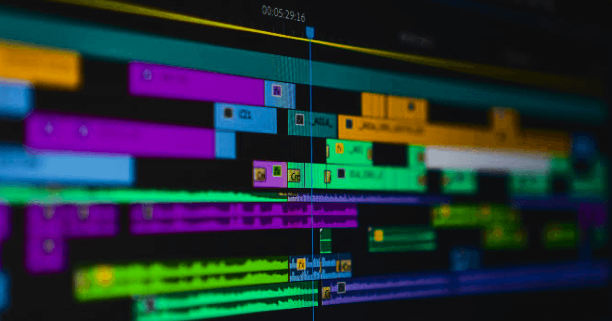 Premiere Pro timeline with the final edit
