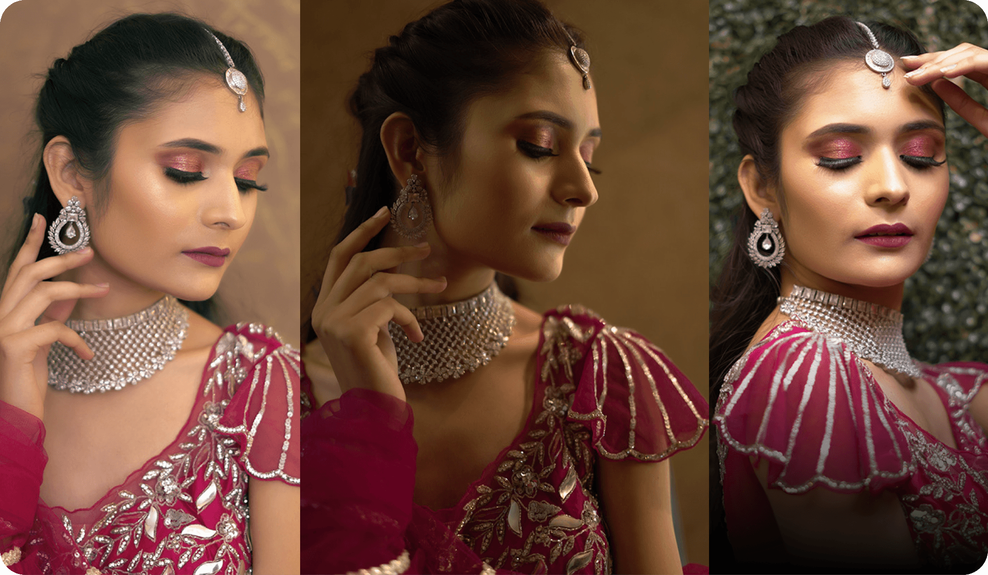 Beauty and jewelry portraits