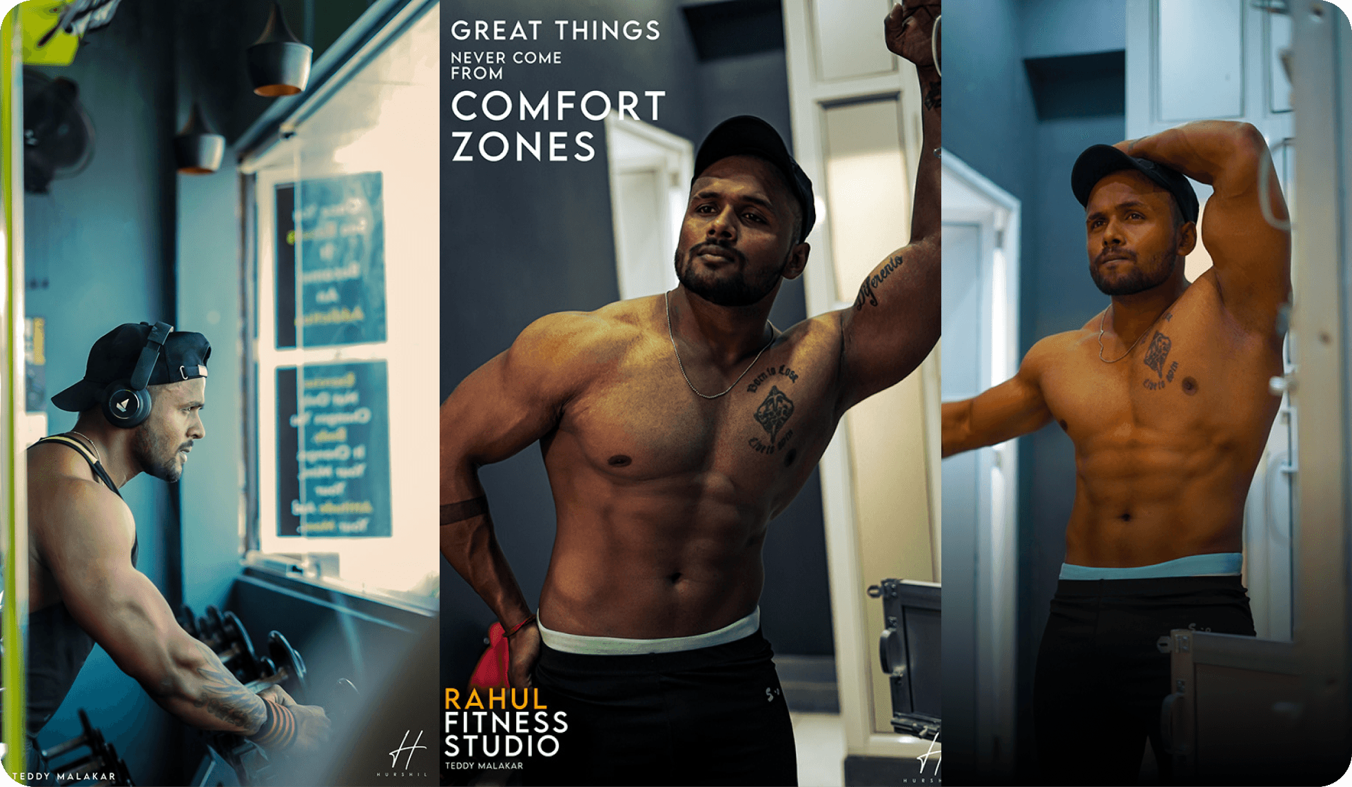 Fitness studio brand shoot