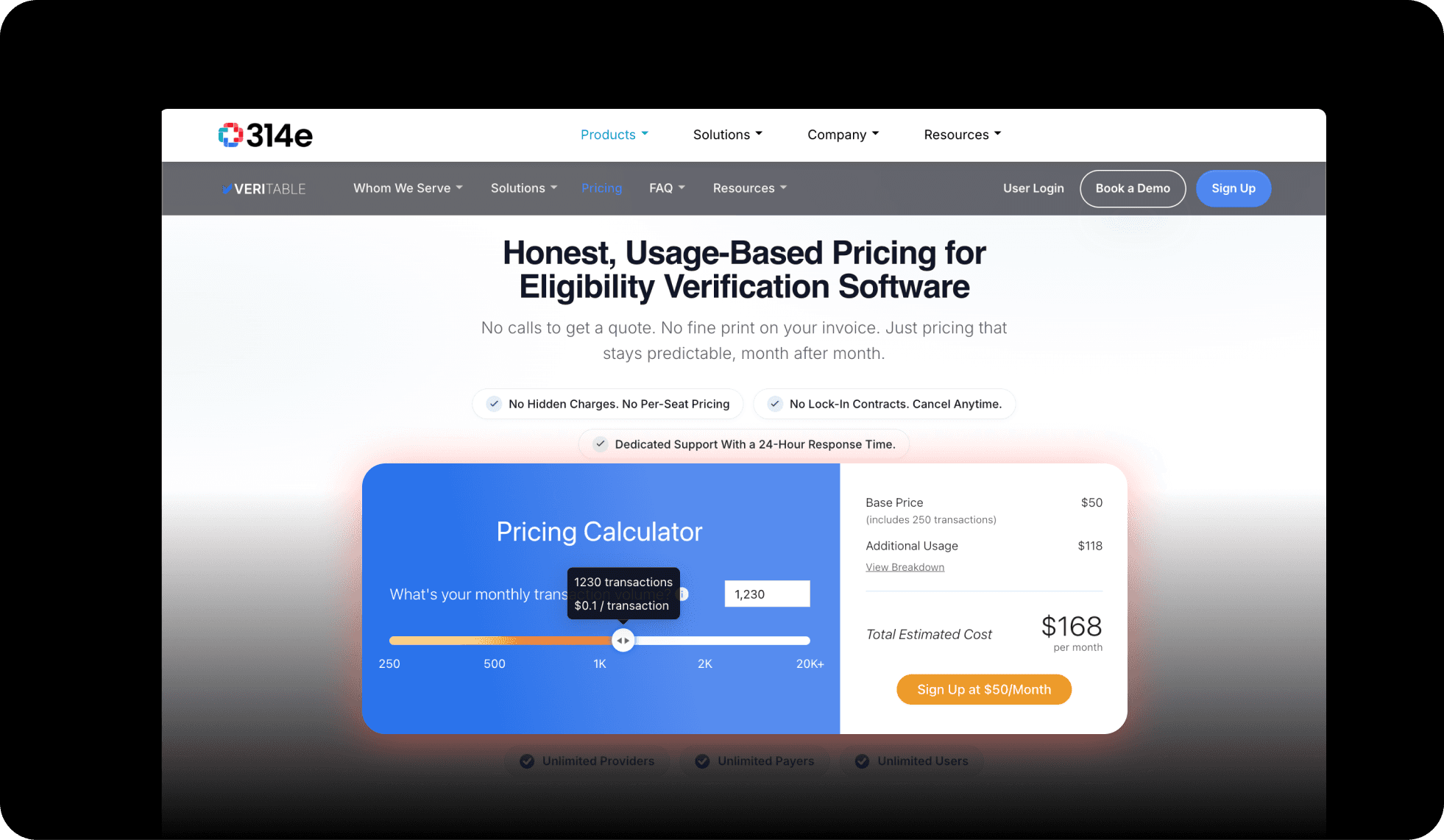 Pricing and checkout flow